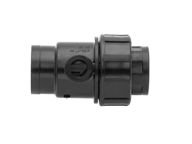 PE spätný ventil so závitom 6/4" x 6/4“ - PN16, pre polyetylén
