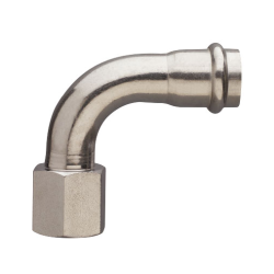 Frabopress INOX koleno 90° predĺžené s vnútorným závitom 18 mm x 1/2"