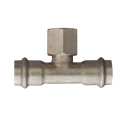 Frabopress INOX T-kus s vnútorným závitom 54 x 1/2" x 54 mm