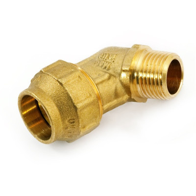 COBRARING 63 x 2" zvieracie koleno 45° - vonkajší závit