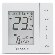 VS30W - Týždenný programovateľný termostat Biely 230V VS30W - Týždenný programovateľný termostat Biely 230V