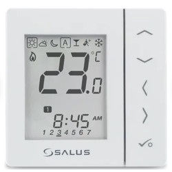 VS30W - Týždenný programovateľný termostat Biely 230V