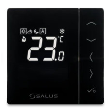 VS35B - Digitálny manuálny termostat 230V Čierny VS35B - Digitálny manuálny termostat 230V Čierny
