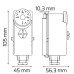 AT10 Príložný termostat 230V AC 50Hz AT10 Príložný termostat 230V AC 50Hz