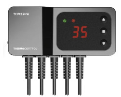 TC PC12HW Termostat na reguláciu TÚV a obehového čerpadla TÚV