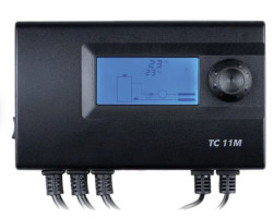 TC 11M Elektronický termostat na ovládanie trojcestného ventilu a obehového čerpadla TC 11M Elektronický termostat na ovládanie trojcestného ventilu a obehového čerpadla