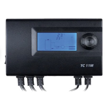 TC 11M Elektronický termostat na ovládanie trojcestného ventilu a obehového čerpadla