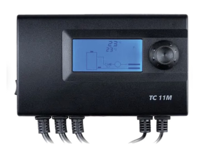 TC 11M Elektronický termostat na ovládanie trojcestného ventilu a obehového čerpadla TC 11M Elektronický termostat na ovládanie trojcestného ventilu a obehového čerpadla
