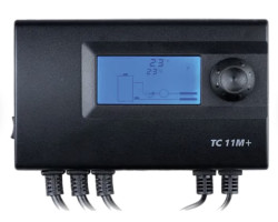 TC 11M+ Elektronický termostat na ovládanie trojcestného ventilu a obehového čerpadla TC 11M+ Elektronický termostat na ovládanie trojcestného ventilu a obehového čerpadla