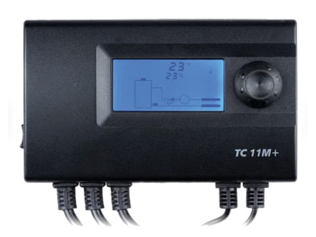 TC 11M+ Elektronický termostat na ovládanie trojcestného ventilu a obehového čerpadla TC 11M+ Elektronický termostat na ovládanie trojcestného ventilu a obehového čerpadla