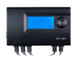 TC 11M+ Elektronický termostat na ovládanie trojcestného ventilu a obehového čerpadla
