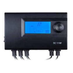 TC 11M Elektronický termostat na ovládanie trojcestného ventilu a obehového čerpadla