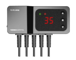 TC PC12HW Termostat na reguláciu TÚV a obehového čerpadla TÚV