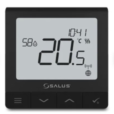 SALUS SQ610B Multifunkčný termostat, čierny SALUS SQ610B Multifunkčný termostat, čierny