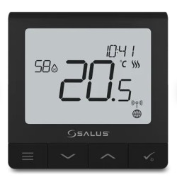 SALUS SQ610B Multifunkčný termostat, čierny