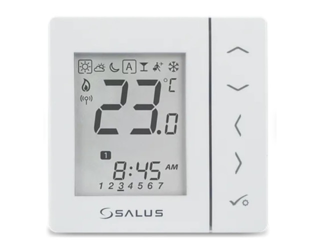 VS20WRF Bezdrôtový digitálny izbový termostat 4v1 (biely)