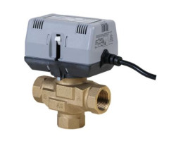 TC SPST325 Motorizovaný ventil so spínacím kontaktom, trojcestný, 1″