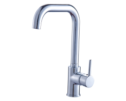 TOP 1003 Stojanková drezová vodovodná batéria s vysokým otočným ramienkom, CHROM