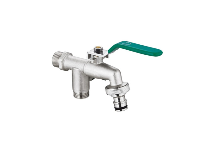 4200V - Záhradný guľový kohút s 2 vývodmi 1/2" 