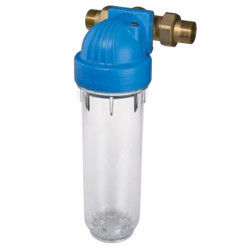 ATLAS Vodný filter SENIOR 10" DP 360°DS 1“ BX(SX) s mosadznou skrutkou