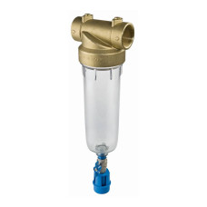 ATLAS Vodný filter SENIOR "K" 1" 2P - 10" BX 45°C PN10 mosadzná hlava, odkalenie