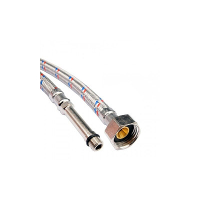 Tlaková pripojovacie flexi hadička s nadstavcom MF 3/8 "x 10mm 40cm, PN10, 100 ° C