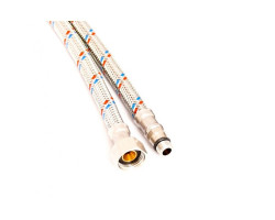 Tlaková pripojovacie flexi hadička k batérii MF 3/8" x 10mm 30cm, PN10, 100°C