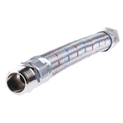 Tlaková prepojovacia flexi hadica MF 5/4" x 5/4" 40cm, PN10, 100°C, plnoprietoková