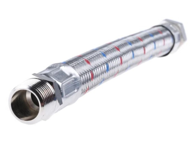 Tlaková prepojovacia flexi hadica MF 5/4" x 5/4" 30cm, PN10, 100°C, plnoprietoková
