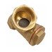 Mosadzný šikmý filter DN20 - 3/4" PN20 Plnoprůtok, sitko 200mcr