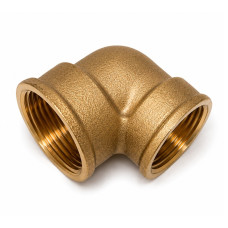 Mosadzné koleno redukované FF 1/2" x 3/8" PN16