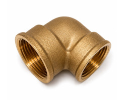 Mosadzné koleno redukované FF 1" x 3/4" PN16