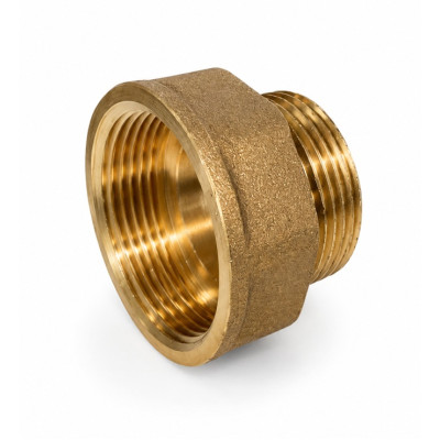 Mosadzná obrátená redukcia 1" x 3/4" PN16