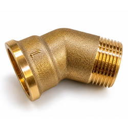 Mosadzné koleno 45° MF 3/4" PN16
