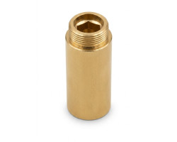 Mosadzné predĺženie 3/4" x 100mm s vnútorným imbusom Mosadzné predĺženie 3/4" x 100mm s vnútorným imbusom