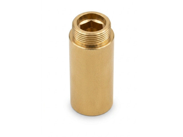 Mosadzné predĺženie 1/2" x 100mm s vnútorným imbusom