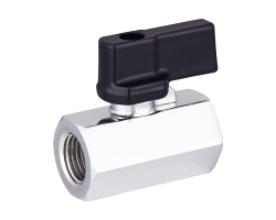 Guľový minikohút FF 1/2" PN16