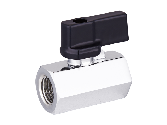 Guľový minikohút FF 1/4" PN16