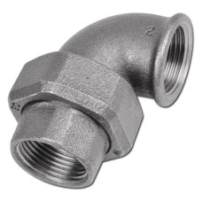 Čierne ploché skrutkové pripojenie rohove 1/2" FF 90° Čierne ploché skrutkové pripojenie rohove 1/2" FF 90°