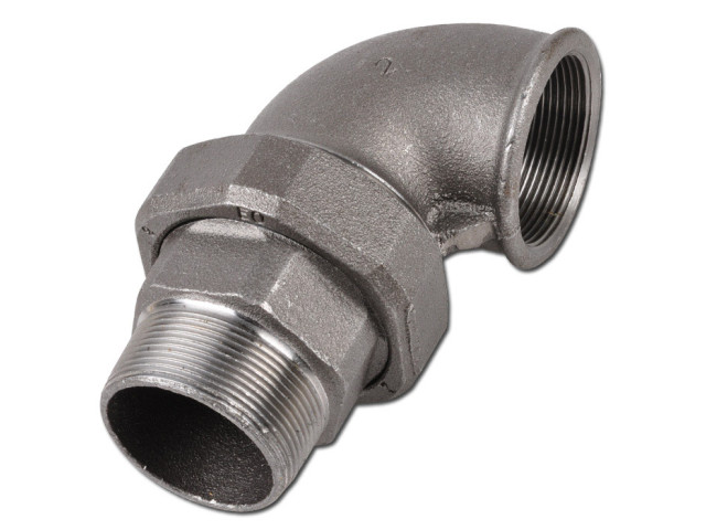 Čierne priame skrutkové pripojenie MF 2"