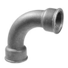 Čierny oblúk 1/2" FF 90°