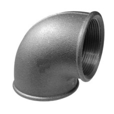 Čierne koleno 1/4" FF 90°