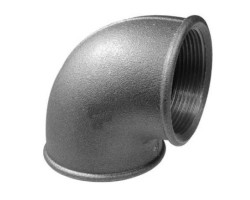 Čierne koleno 5/4" FF 90°