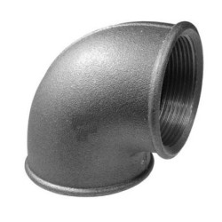 Čierne koleno 1/4" FF 90°