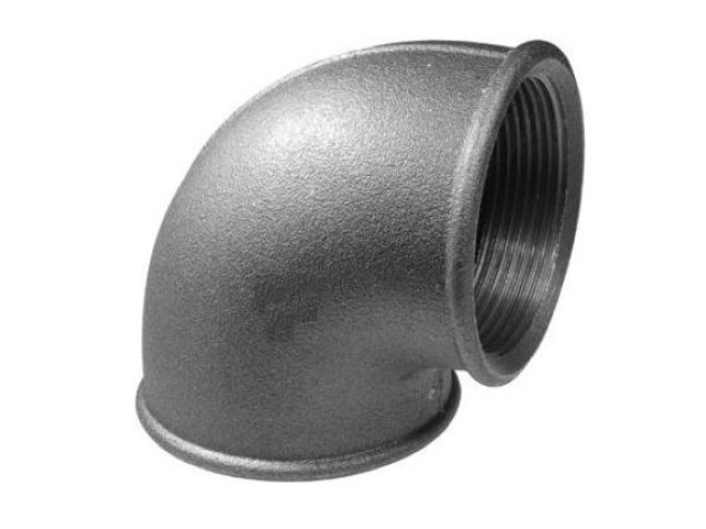 Čierne koleno 1/4" FF 90°