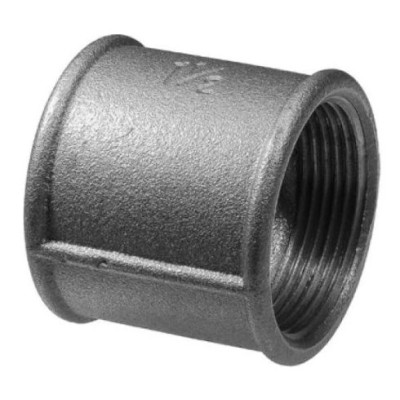 Čierny nátrubok 6/4"