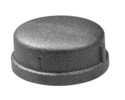 Čierne viečko okrúhle 2"