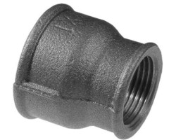 Čierny nátrubok znížený 6/4" x 5/4"