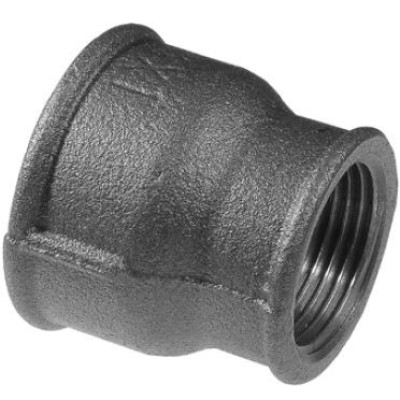 Čierny nátrubok znížený 3" x 5/4"