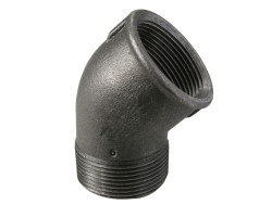 Čierne koleno 1" MF 45°